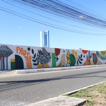 Boulevard Shopping celebra Feira de Santana com pintura inspirada na identidade da cidade