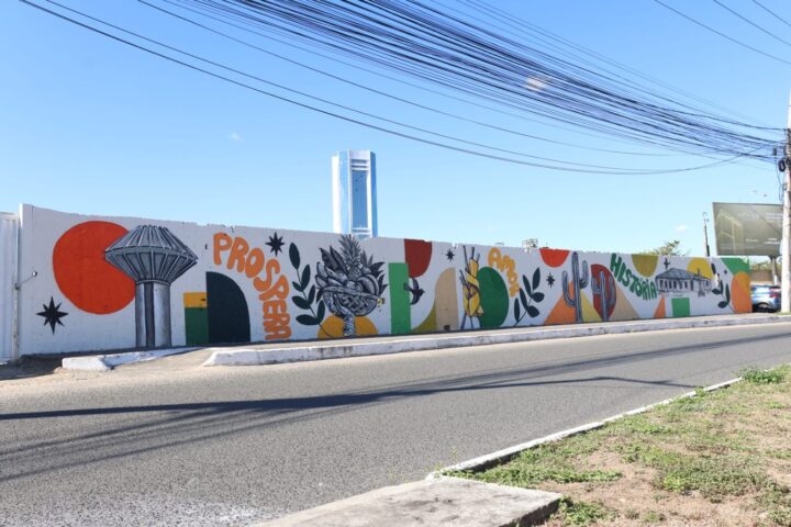 Feira de Santana ganha painel artístico em homenagem aos 193 anos da cidade