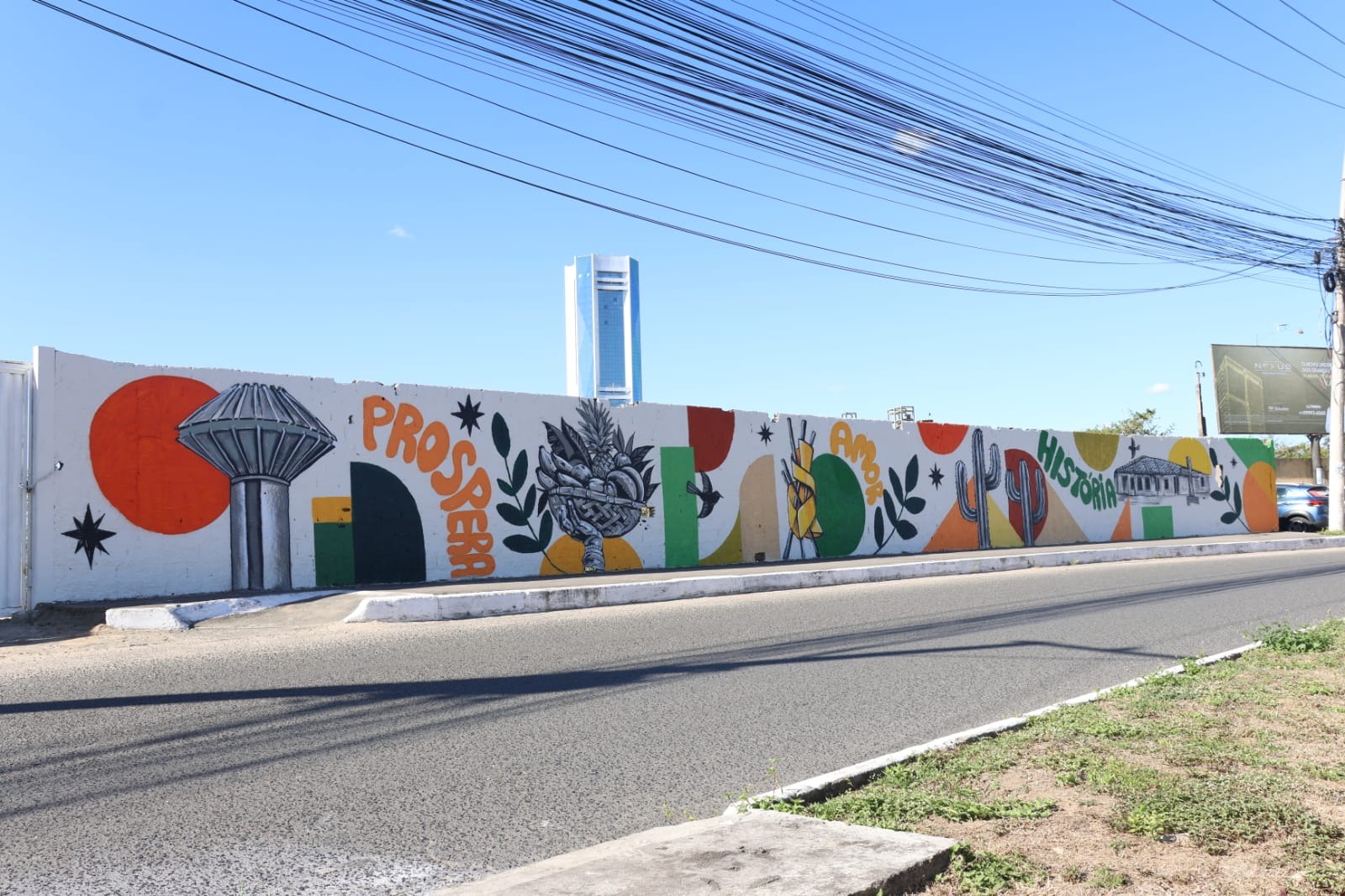 Feira de Santana ganha painel artístico em homenagem aos 193 anos da cidade