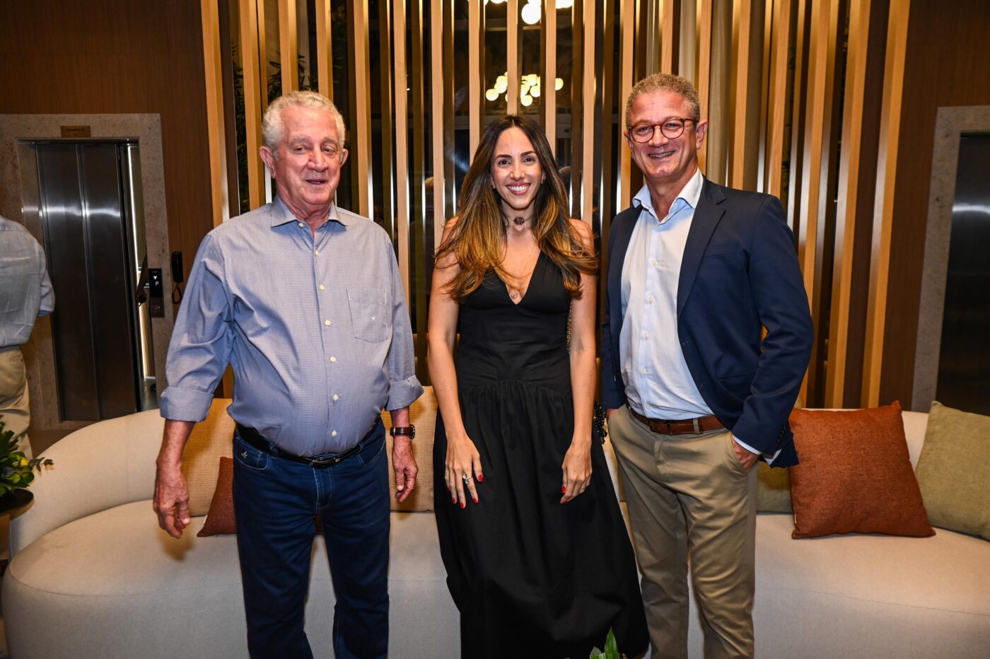 Carlos Alberto, Anna Fernandes e Marcos Vieira Lima