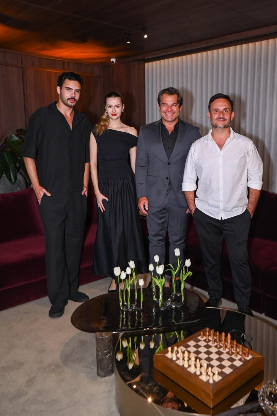 Kaio Cézar, Sophia Loinaz, Paulo Bacchi e André Zago