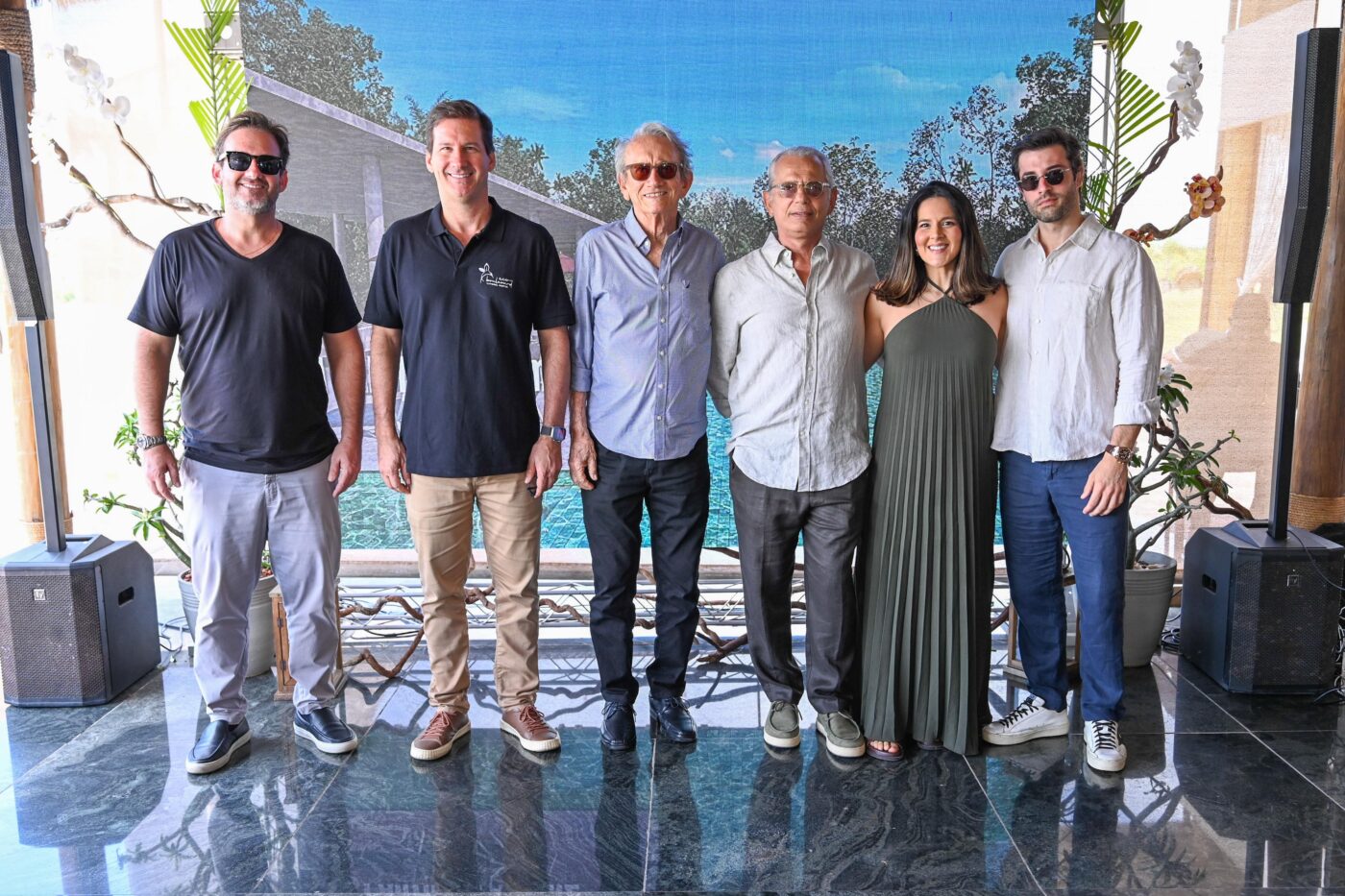 João, Thomaz, Paulo Góes, Kelson, Andréia Rêgo e Danilo Magnavita