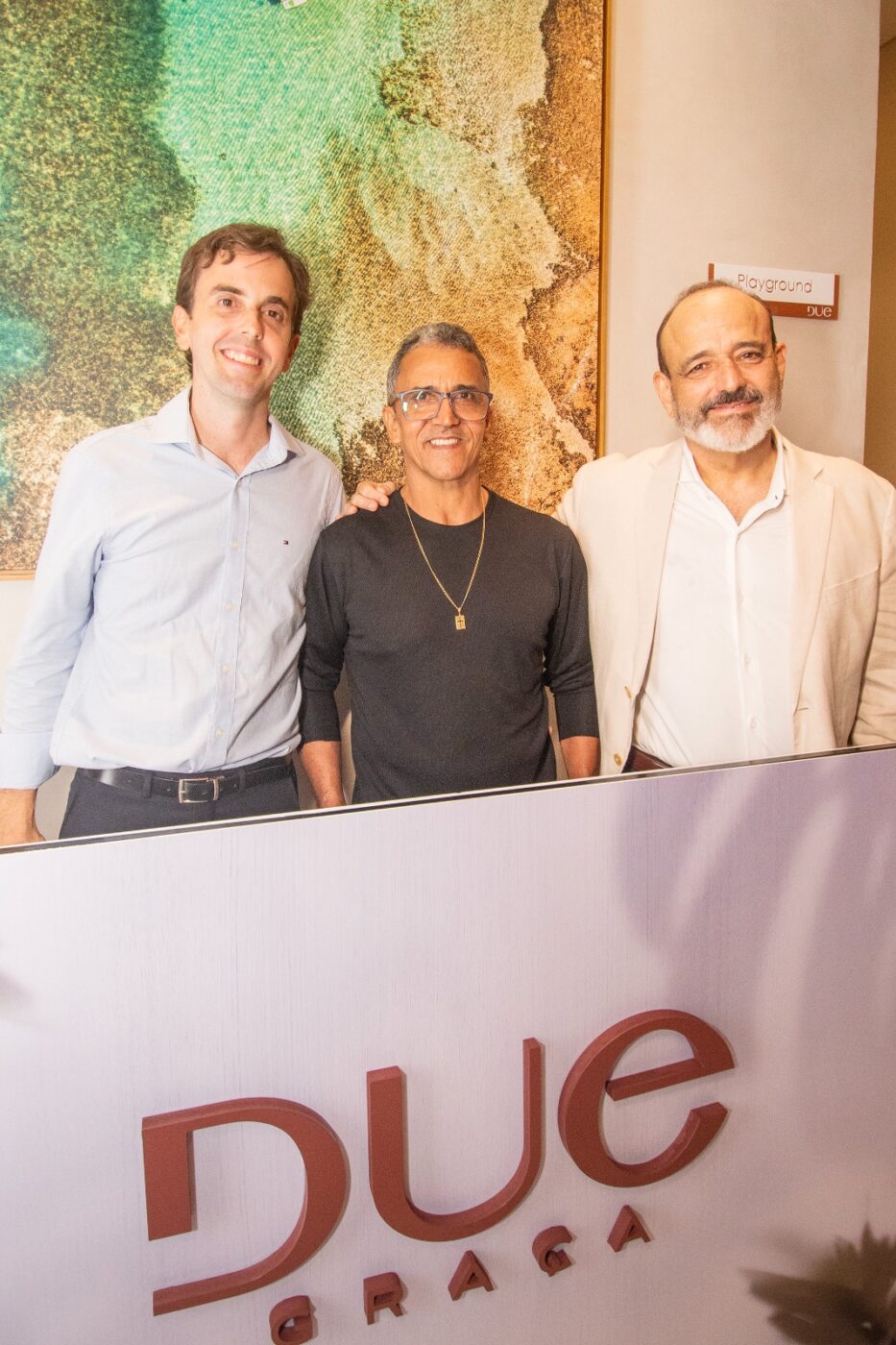 Luiz Vianna Frugoni, José Aloisio Souza Silva e David Gradin 