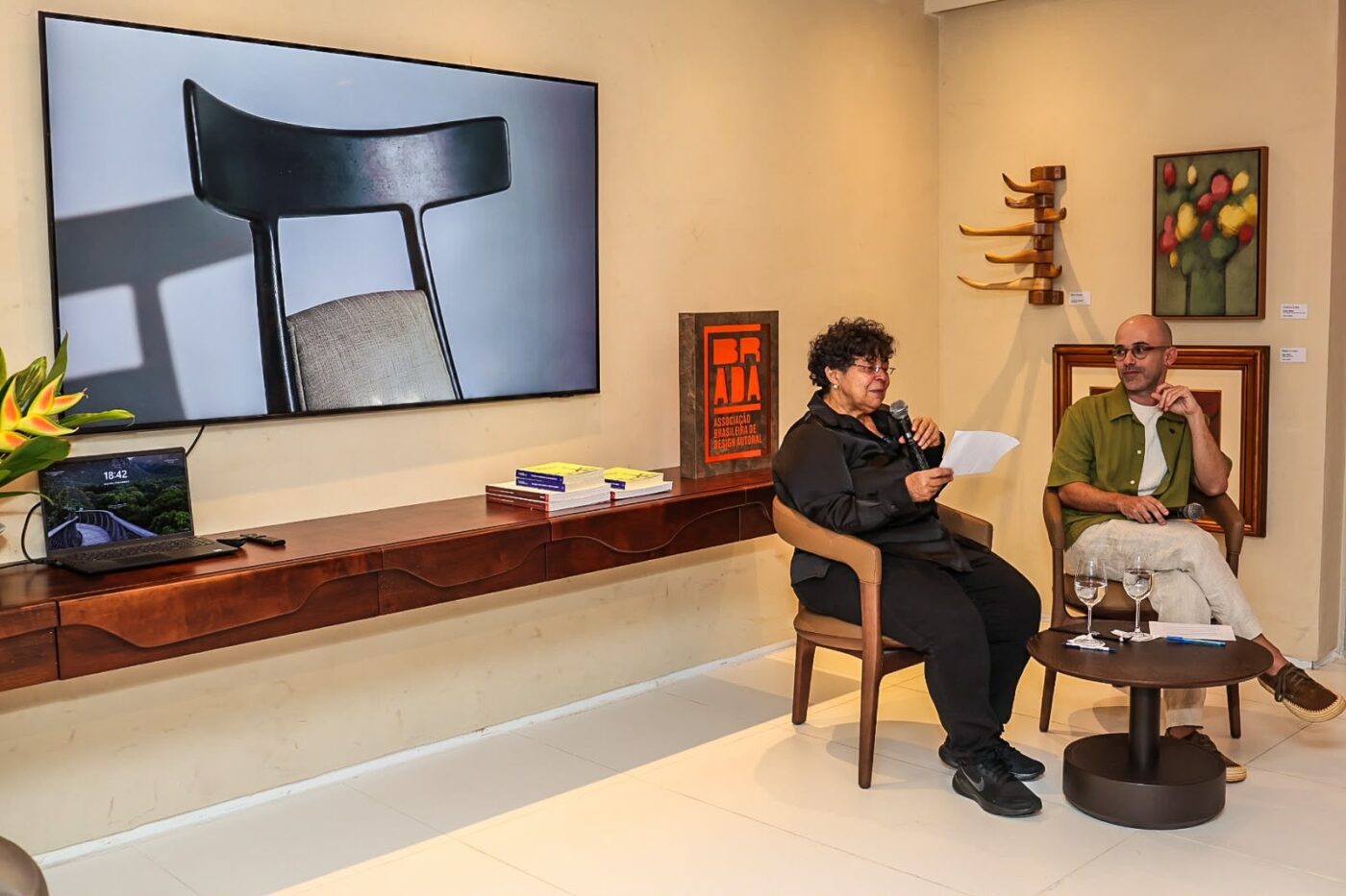 Maria Cecília Loschiavo e Gabriel Magalhães