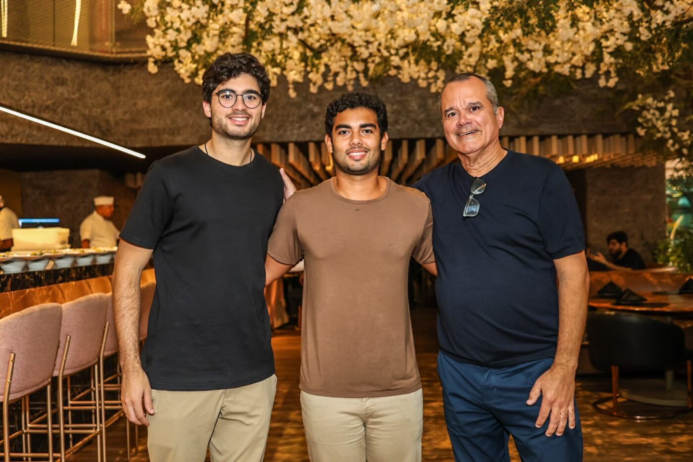 Pedro Doria, Guilherme Dias e Luiz Doria