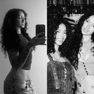 Filha Carla Perez posta foto inédita com a nova namorada: ‘Amando a vida’