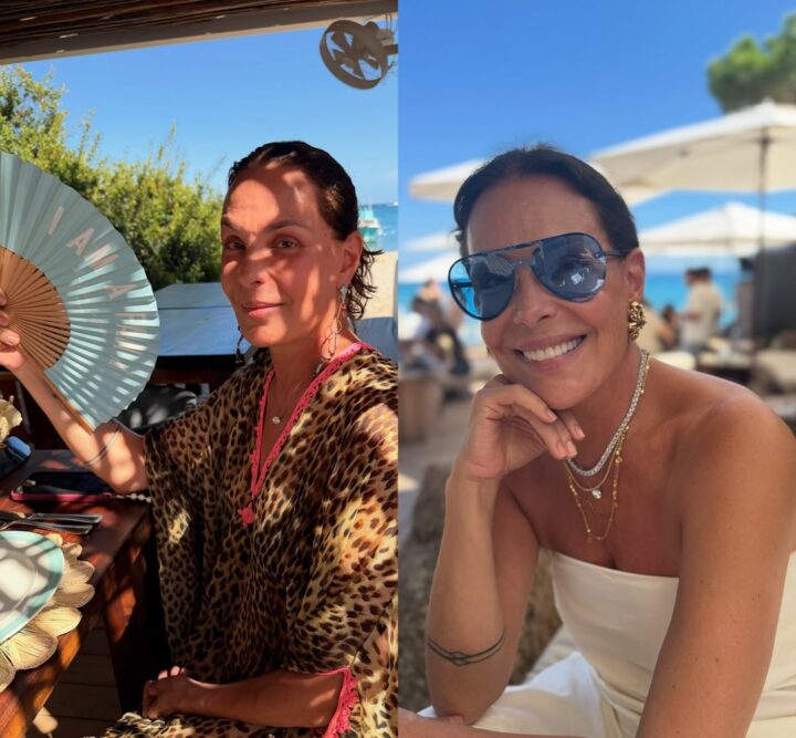 Carolina Ferraz mostra férias no verão europeu e se derrete: ‘Muito sol e comida mediterrânea’