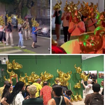 Corredor da Vitória recebe performance para inaugurar exposição no MAB; veja vídeo