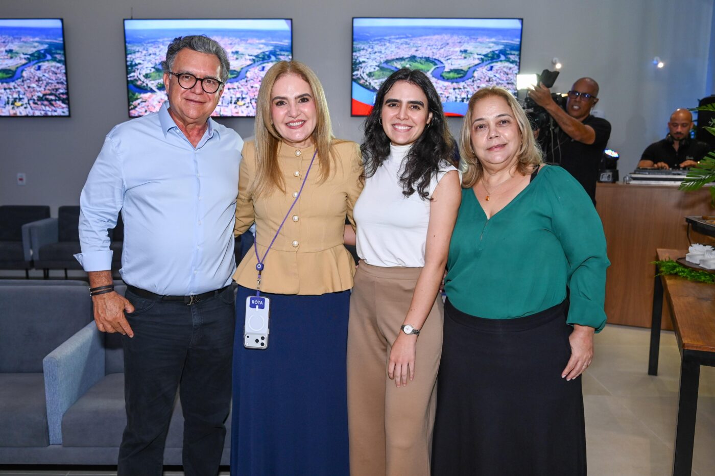 Paulo, Elaine, Maria Paula Carletto e Kadma Soares