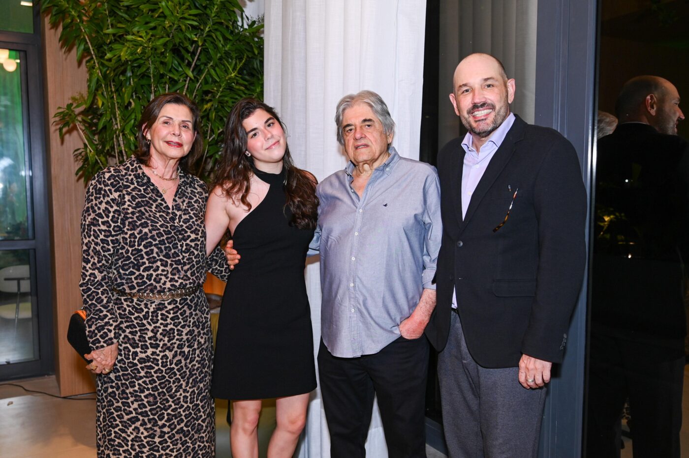 Marilene, Roberta, Hildebrando e Augusto Amorim