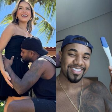 Em lua de mel, Davi Brito e esposa suspeitam de gravidez: ‘Papai calabreso’