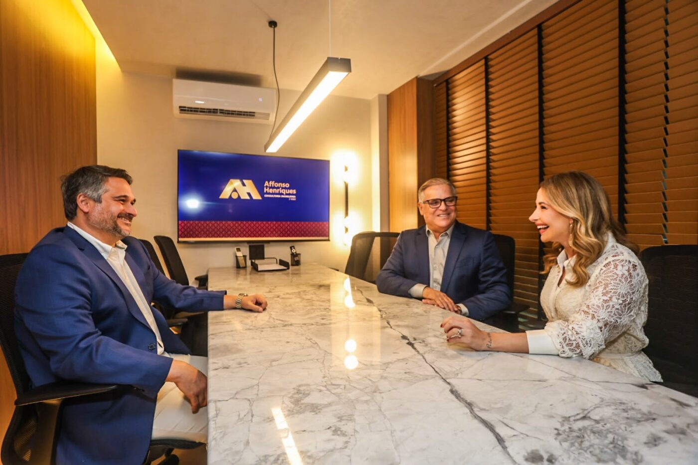 César Murilo, Affonso Henriques e Thais Marcolini