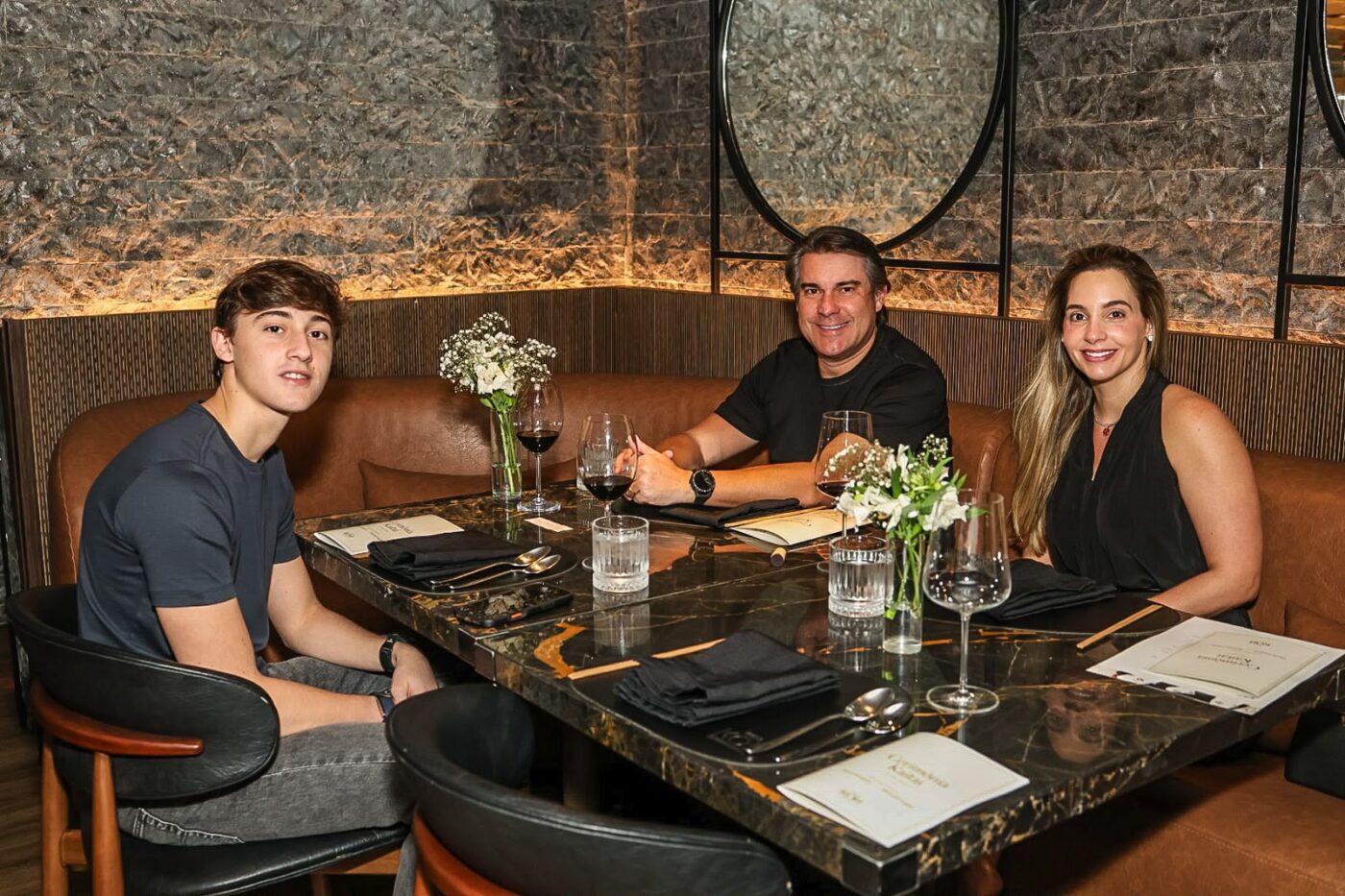 Felipe Ettingee, Niltinho e Sylvia Ettingee