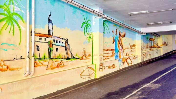 Shopping em Salvador transforma garagem em galeria de arte urbana com quase 1.000 m²