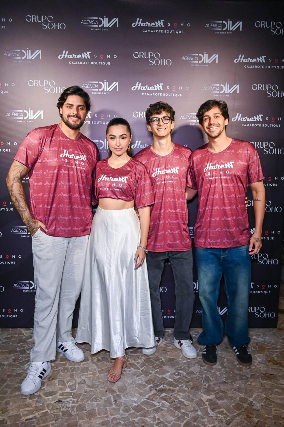 Davi Medeiros, Nathalia Bulcão, Kawan Oliveira e Lucas Medeiros