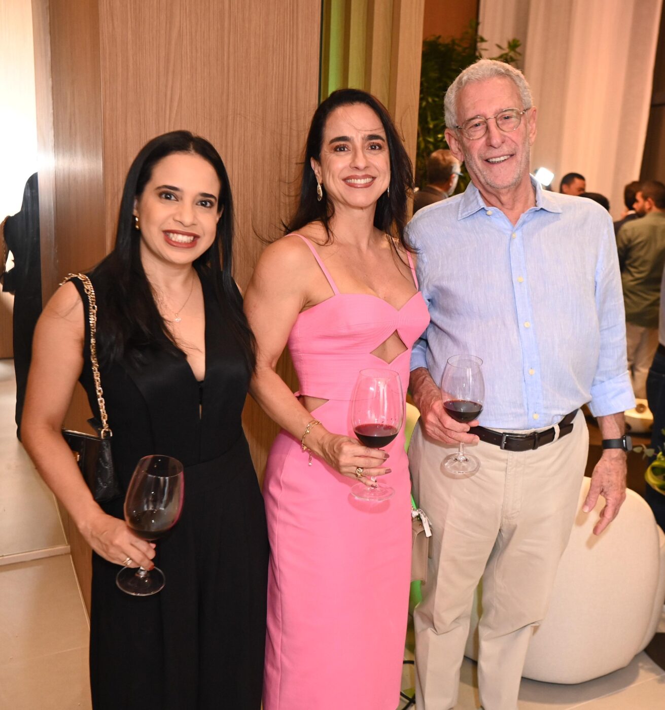 Livia Torres, Cynthia Tavares e Nilson Goldenstein
