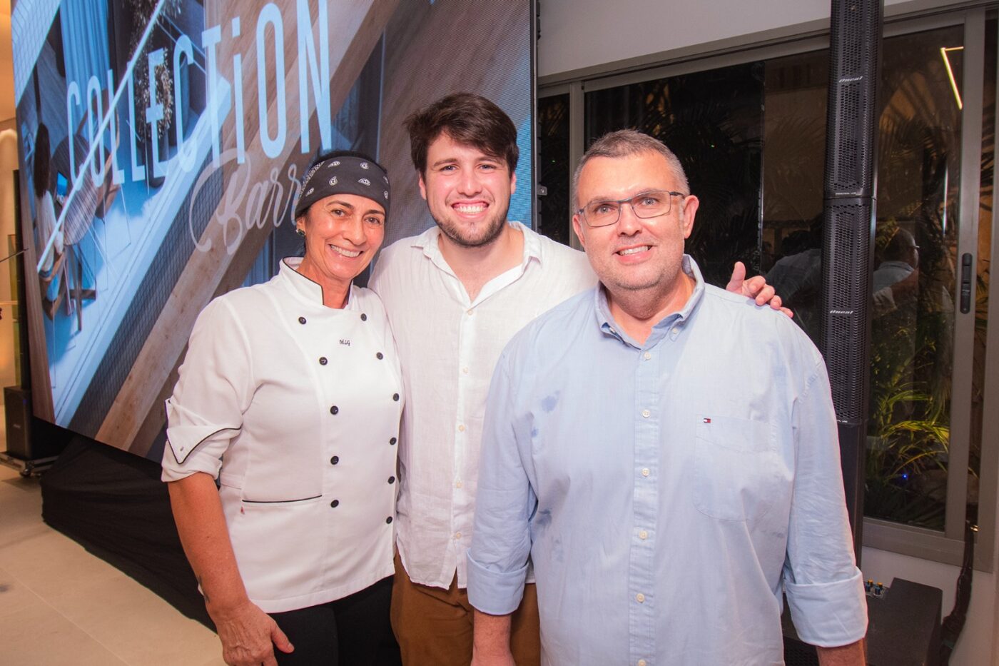 Márcia Garcez, Daniel Gradin e Carlos Grimaldi