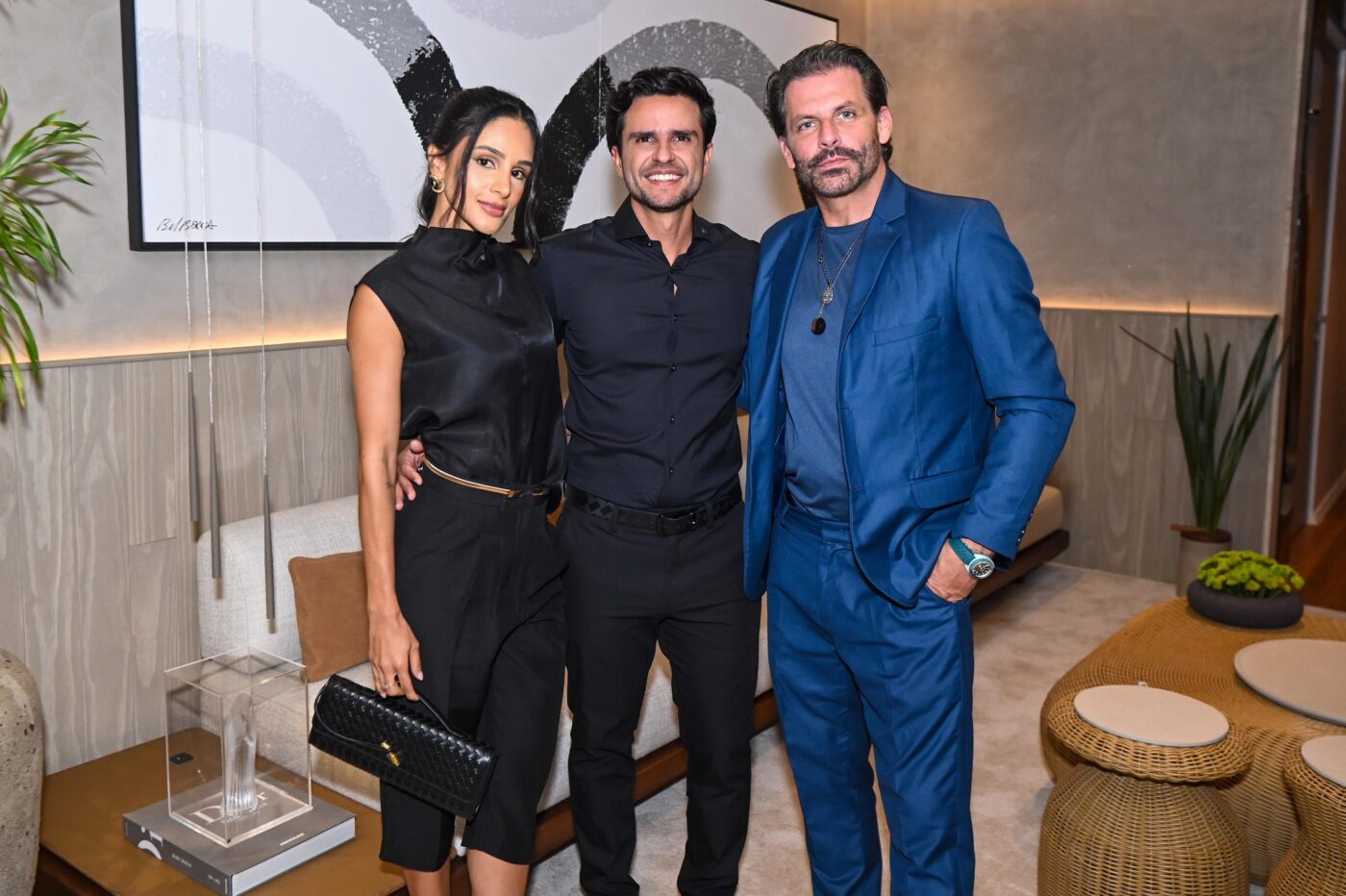 Monalisa Bastos, Daniel Bastos e Henri Castelli