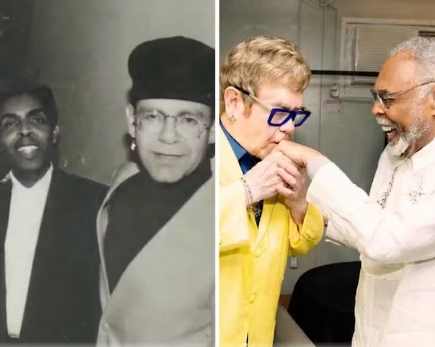 Gilberto Gil e Elton John se reencontram no Rock in Rio 35 anos após primeiro encontro