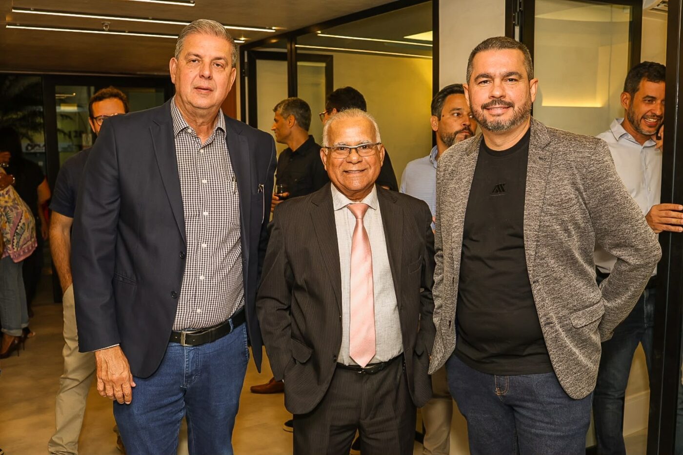 Roberto Lopes, Eliel Teixeira e Rodrigo Leite