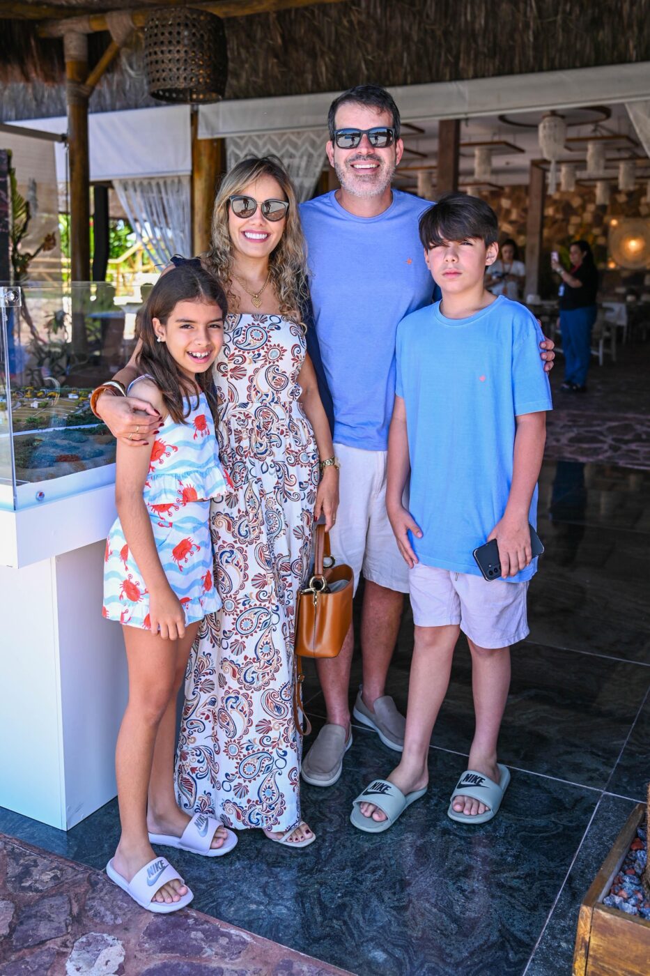 Clara, Liliane, Lucas e Leonardo Batista