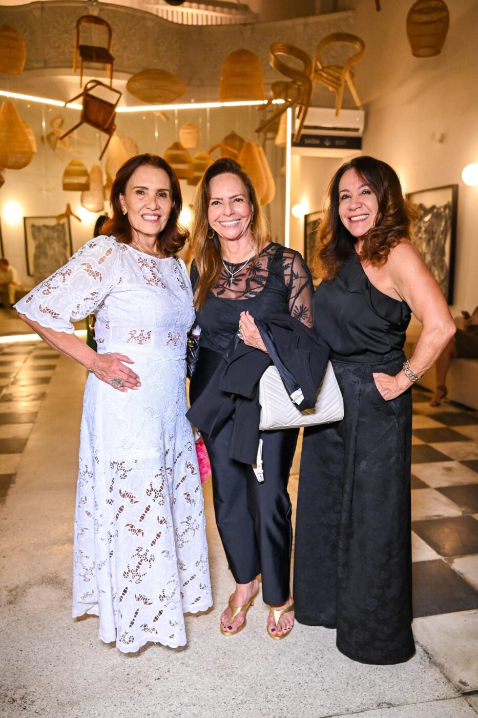 Conceição Queiroz, Angela Freitas e Maiza Brito