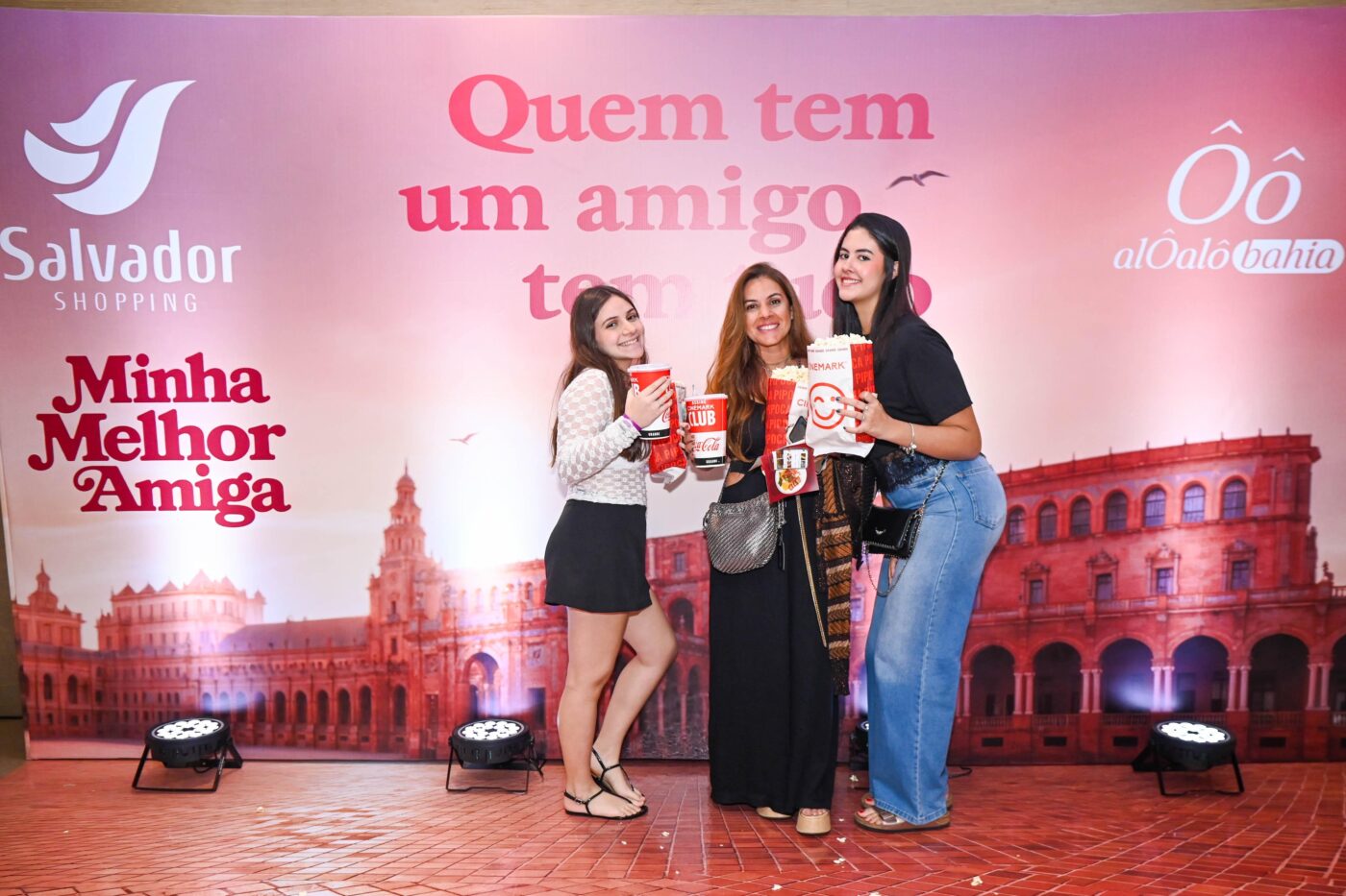 Maria Eduarda, Nayme Linhares e Maria Helena Martinho