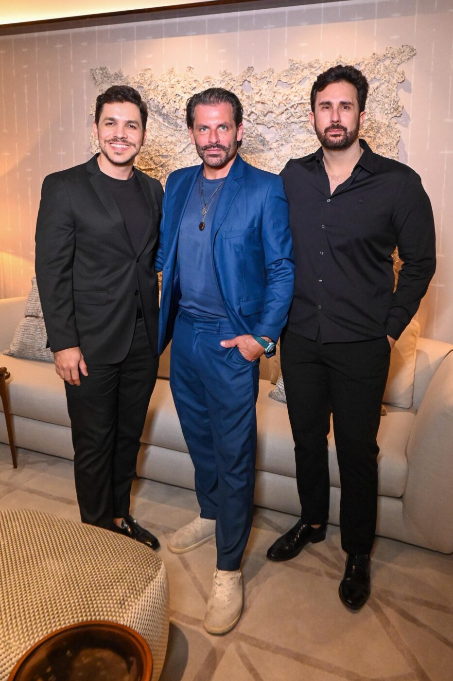 André Rodrigues, Henri Castelli e Leonardo Dourado