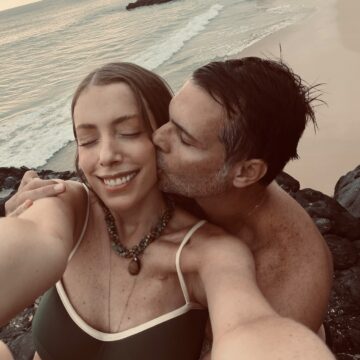 Após golpe, Fabiana Justus curte mini lua de mel em Fernando de Noronha com o marido