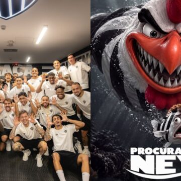 Atlético-MG e jogadores provocam Neymar após eliminar o Santos na Sul-Americana