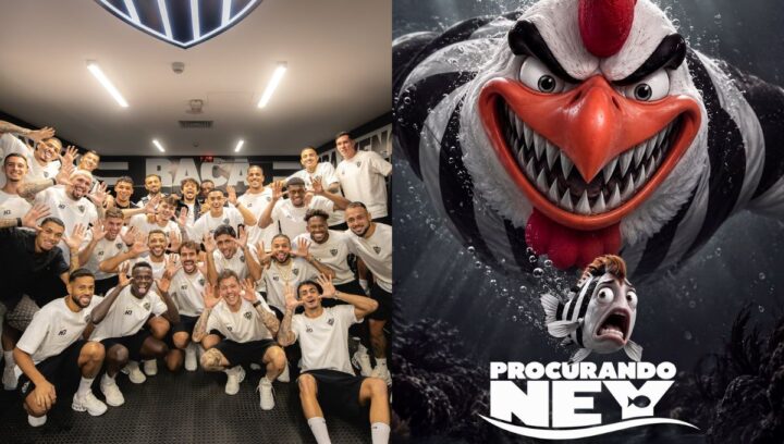 Atlético-MG e jogadores provocam Neymar após eliminar o Santos na Sul-Americana