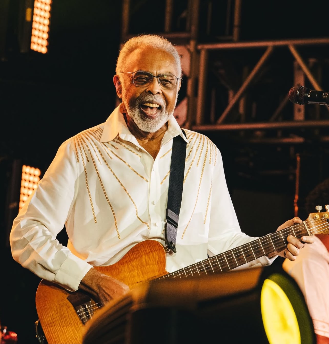 Show de drones vai encerrar apresentação de Gilberto Gil no Rock in Rio nesta segunda (7)