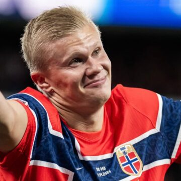 Haaland marca duas vezes e Noruega vence a Dinamarca na estreia da Liga das Nações