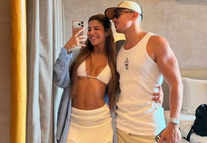 Ex-BBB Hariany curte dias de romance com irmão de Anitta em Noronha; veja fotos