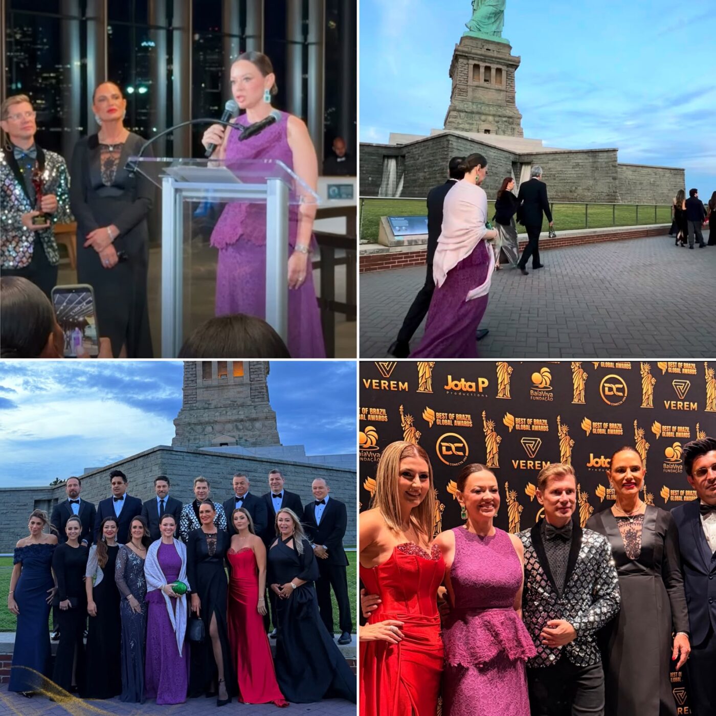 Isabela Suarez é homenageada no Best of Brazil Global Awards 2026, em Nova York