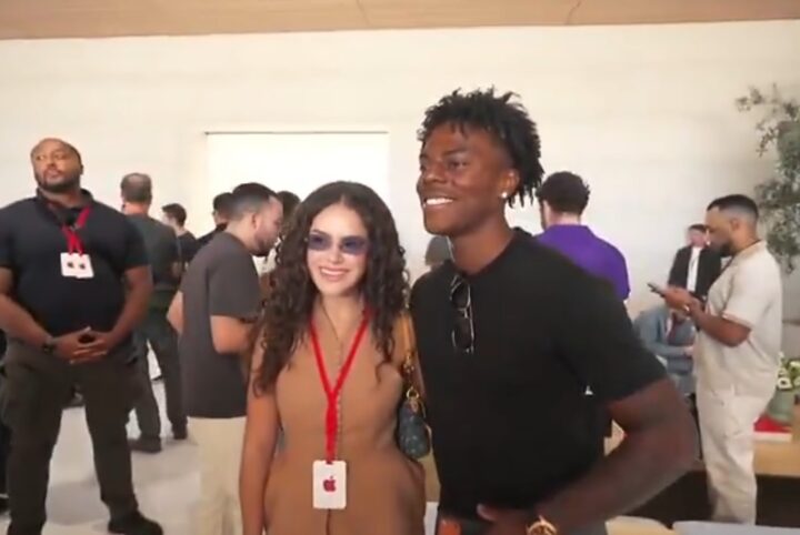 Maísa se encontra com IShowSpeed, maior streamer do mundo, em evento da Apple: ‘Você é quase brasileiro’