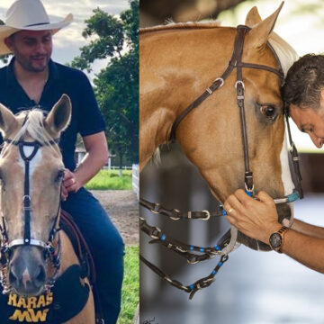 Aos 40 anos, cantor cria cavalos de elite em fazenda de R$ 10 milhões e vive em refúgio cercado pelo verde