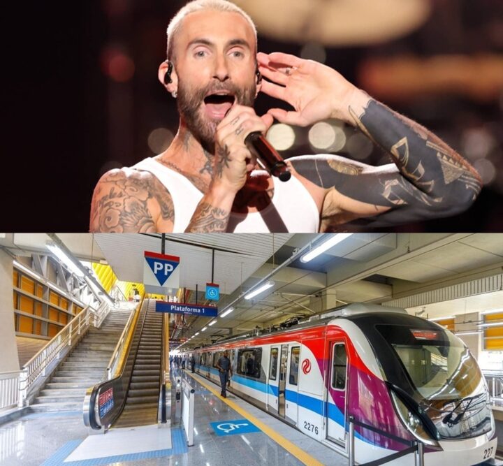 Metrô terá horário especial durante show de Maroon 5 em Salvador
