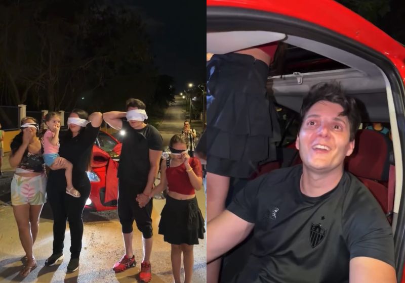 Motoboy que salvou menina do ataque de abelhas ganha carro novo e moto após doações