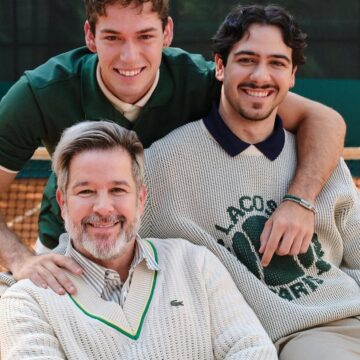 Murilo Benício resgata foto de juventude e surpreende pela semelhança com o filho caçula