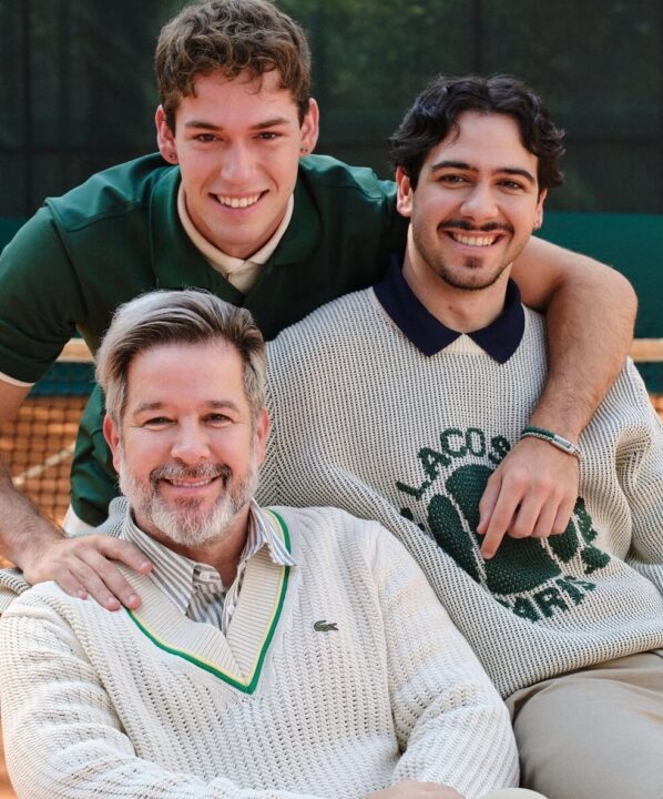 Murilo Benício resgata foto de juventude e surpreende pela semelhança com o filho caçula