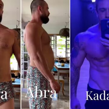 Rafael Cardoso mostra antes e depois do corpo após deixar clínica de reabilitação