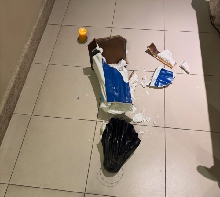 Imagem de Santa Dulce dos Pobres é destruída em igreja de Salvador