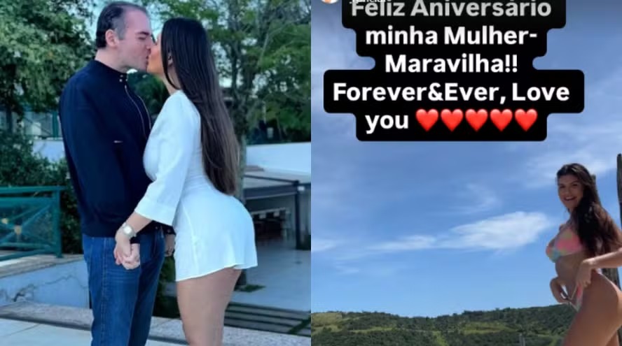 Thor Batista homenageia Lunara Campos pelo aniversário: “Mulher-maravilha”