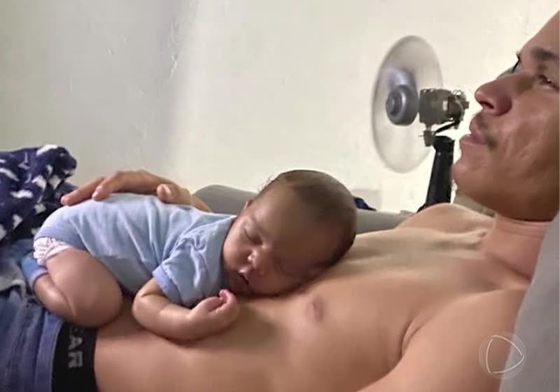 Bebê que recebeu transplante de fígado do próprio pai recebe alta da UTI em São Paulo