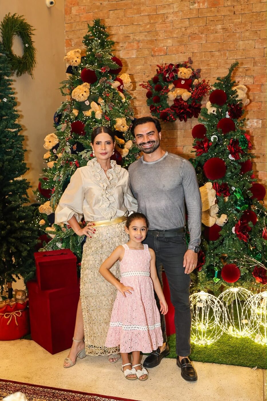 Lucy Bomfim, Flávio e Laís Moura