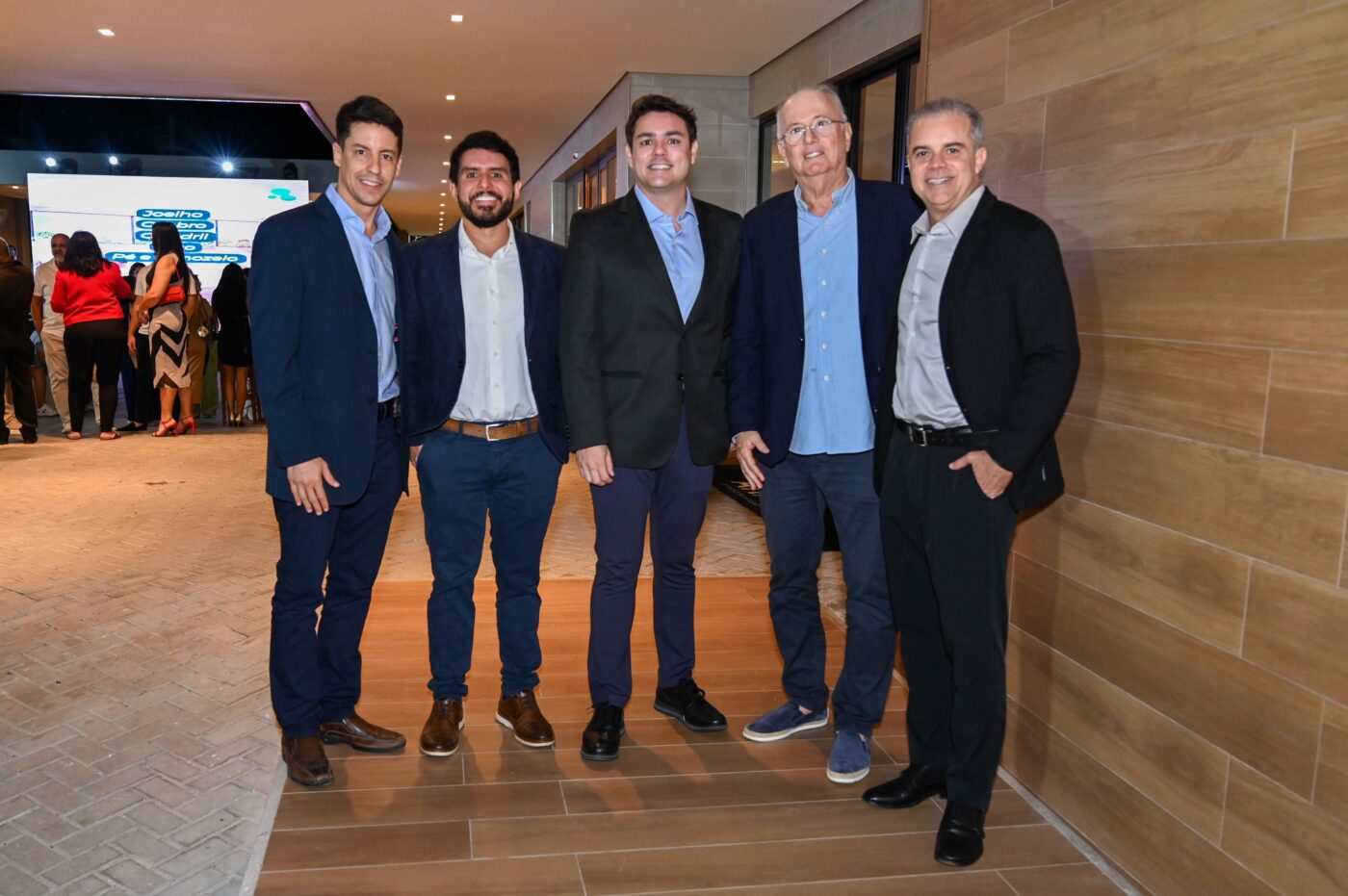 Rafael Leal, Flávio Freitas, George Neves, José Antônio Barbosa e Roney Santanna