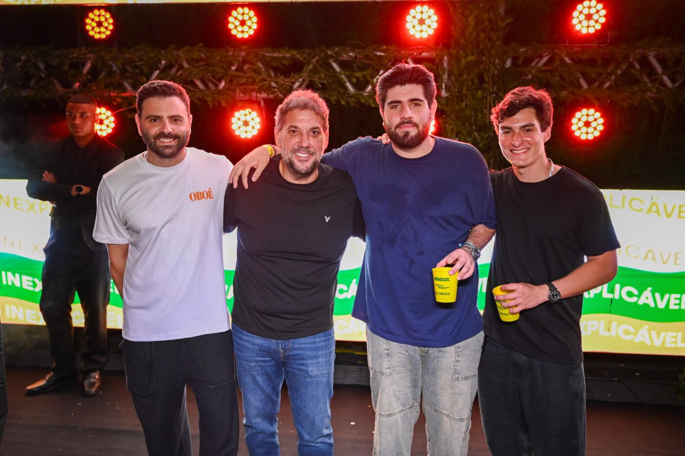 Eduardo Punzi, Léo Goes, Marcelo Freire e João Gordilho