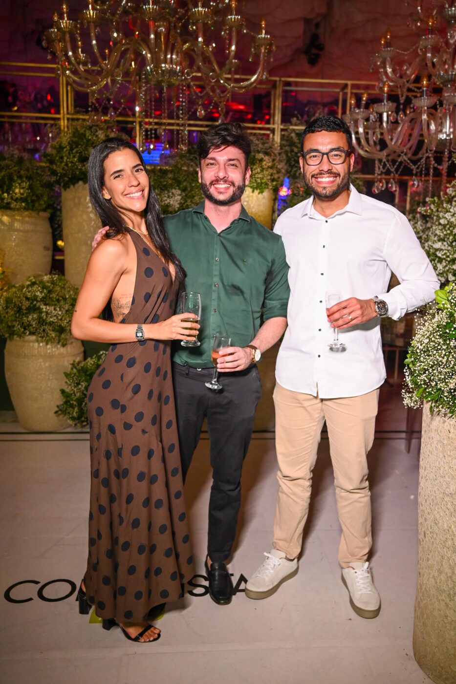 Isabela Cunha, Thiago Petrus e João Pedro Moreira
