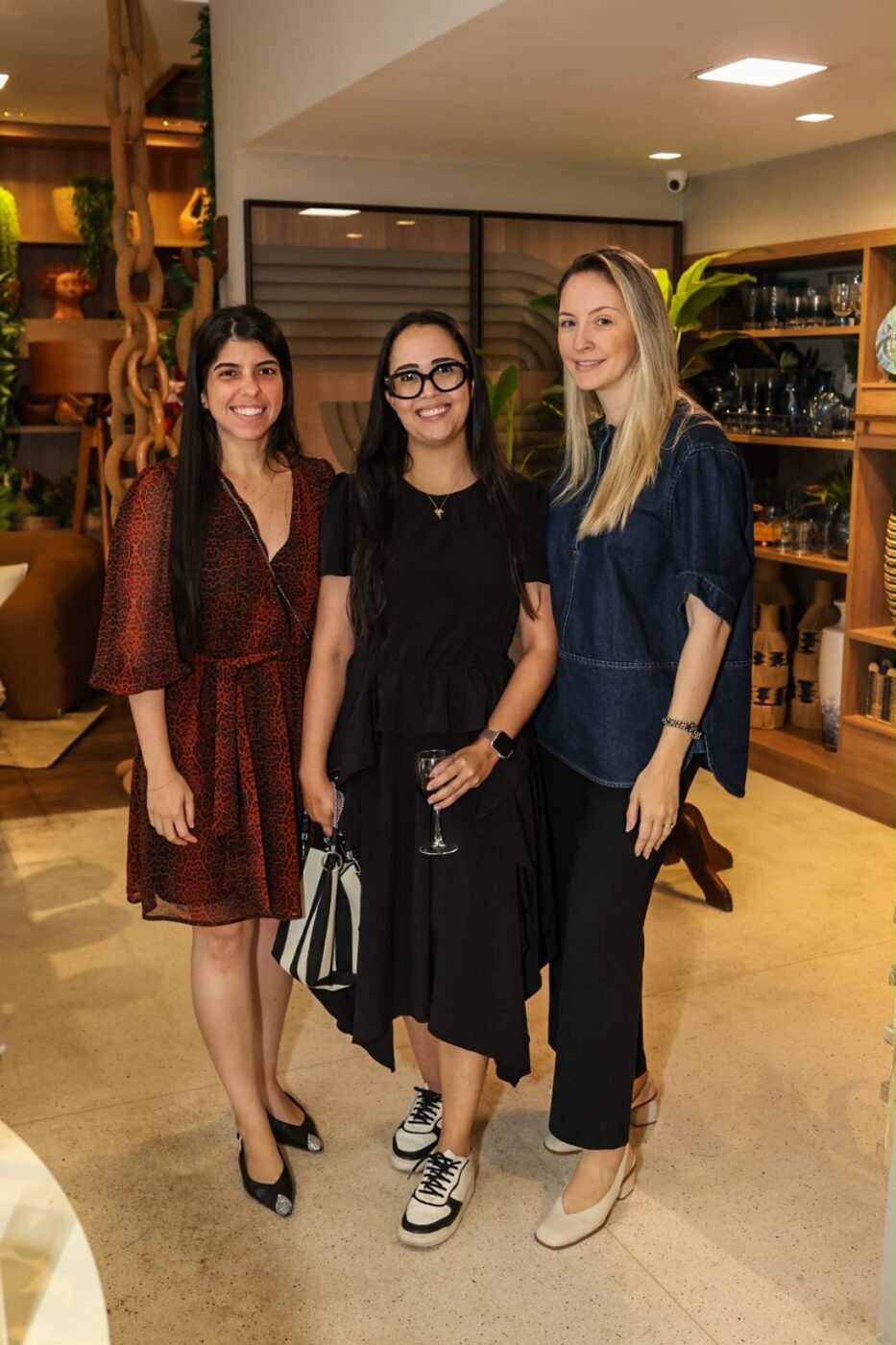 Patrícia Pontes, Aline Sodré e Paula Cal